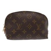 Pre-owned Canvas pouches Louis Vuitton Vintage , Brown , Dames