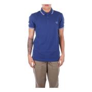 Logo Zijknoop Polo Shirt Fred Perry , Blue , Heren