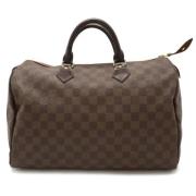 Pre-owned Canvas handbags Louis Vuitton Vintage , Brown , Dames