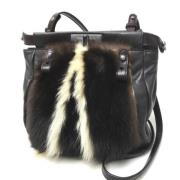 Pre-owned Fur handbags Fendi Vintage , Brown , Dames