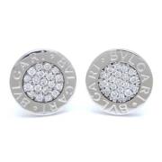 Pre-owned White Gold earrings Bvlgari Vintage , White , Dames