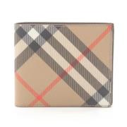 Pre-owned Canvas wallets Burberry Vintage , Beige , Heren