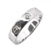 Pre-owned White Gold rings Cartier Vintage , Gray , Dames