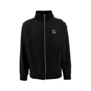 Logo Track Jacket met Rits Rassvet , Black , Heren