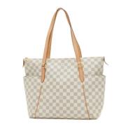 Pre-owned Fabric louis-vuitton-bags Louis Vuitton Vintage , White , Da...