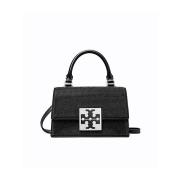 Stijlvolle Leren Tas voor Vrouwen Tory Burch , Black , Dames