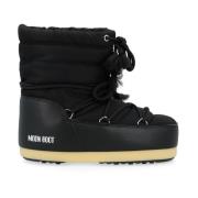 Zwarte Nylon EVX Light Laarzen Moon Boot , Black , Dames