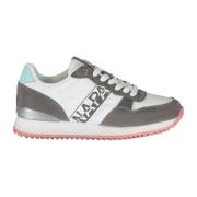 Sportieve Veterschoenen Wit Contrastdetails Napapijri , Gray , Dames