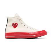 Rode Zool Ct70 Hi Tops Comme des Garçons , White , Dames