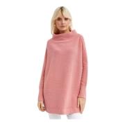 Roze Oversized Trui Free People , Pink , Dames