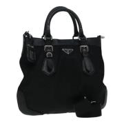 Pre-owned Nylon handbags Prada Vintage , Black , Dames