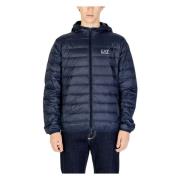 Blauwe Jas Herfst/Winter Mannen Emporio Armani EA7 , Blue , Heren