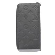 Pre-owned Canvas wallets Louis Vuitton Vintage , Black , Dames