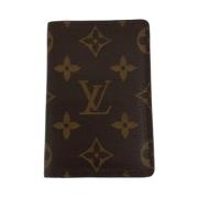 Pre-owned Canvas wallets Louis Vuitton Vintage , Brown , Heren