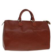 Pre-owned Leather handbags Louis Vuitton Vintage , Brown , Dames