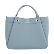 Blauwe Winkel Tas Stijlvol en Trendy Armani Exchange , Blue , Dames