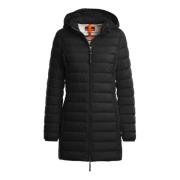 Irene donsjack met capuchon in zwart Parajumpers , Black , Dames