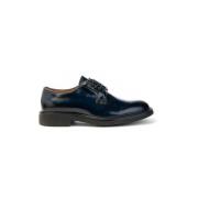 Blake Leren Derby Schoenen Rubberen Zool Brecos , Blue , Heren