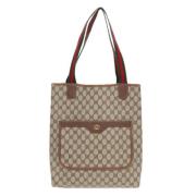 Pre-owned Leather gucci-bags Gucci Vintage , Beige , Dames