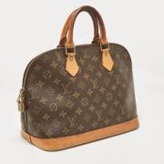 Pre-owned Canvas pouches Louis Vuitton Vintage , Brown , Dames