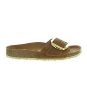 Madrid Big Buckle Sandalen Birkenstock , Green , Heren