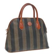 Pre-owned Canvas handbags Fendi Vintage , Brown , Dames