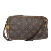 Pre-owned Canvas louis-vuitton-bags Louis Vuitton Vintage , Brown , Da...