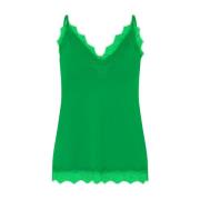 Mouwloze Strap Top Billie Stijl Rosemunde , Green , Dames