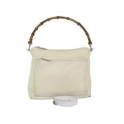 Pre-owned Nylon handbags Gucci Vintage , White , Dames