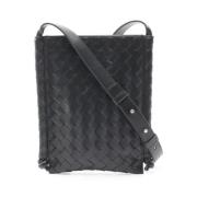 Pre-owned Leather shoulder-bags Bottega Veneta Vintage , Black , Dames