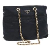 Pre-owned Nylon prada-bags Prada Vintage , Blue , Dames