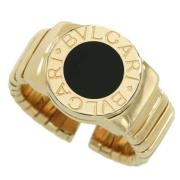 Pre-owned Yellow Gold rings Bvlgari Vintage , Black , Dames