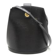 Pre-owned Leather shoulder-bags Louis Vuitton Vintage , Black , Unisex