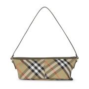 Ruitmotief Schoudertas Burberry , Multicolor , Dames