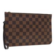 Pre-owned Canvas pouches Louis Vuitton Vintage , Brown , Dames