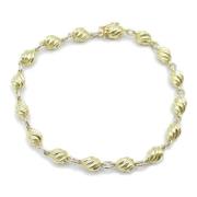 Pre-owned Metal bracelets Cartier Vintage , Yellow , Dames