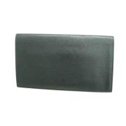 Pre-owned Leather wallets Hermès Vintage , Black , Heren