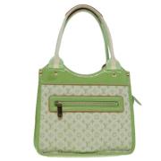 Pre-owned Canvas totes Louis Vuitton Vintage , Green , Dames