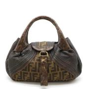 Pre-owned Canvas handbags Fendi Vintage , Green , Dames