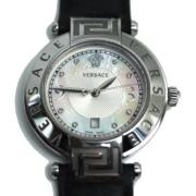 Pre-owned Metal watches Versace Pre-owned , Black , Dames