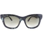 Pre-owned Glass sunglasses Valentino Vintage , Black , Unisex