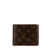 Pre-owned Leather wallets Louis Vuitton Vintage , Brown , Dames