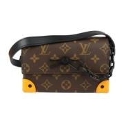 Pre-owned Canvas louis-vuitton-bags Louis Vuitton Vintage , Brown , Da...