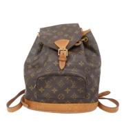 Pre-owned Canvas backpacks Louis Vuitton Vintage , Brown , Dames