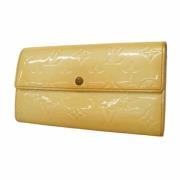 Pre-owned Fabric wallets Louis Vuitton Vintage , Beige , Dames