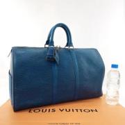 Pre-owned Leather louis-vuitton-bags Louis Vuitton Vintage , Blue , Da...