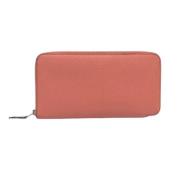 Pre-owned Leather wallets Chanel Vintage , Pink , Dames