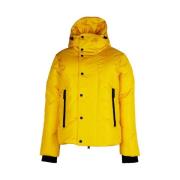 Gele Nylon Donsjas Met Capuchon Dsquared2 , Yellow , Heren