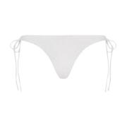 Witte Eco Bikini Onderkant String Stijl Bond-Eye , White , Dames