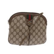 Pre-owned Canvas gucci-bags Gucci Vintage , Beige , Dames